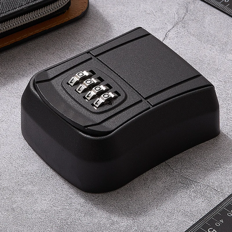 Herzberg HG-03817: New Smart Waterproof Keyless Safety Box - Black