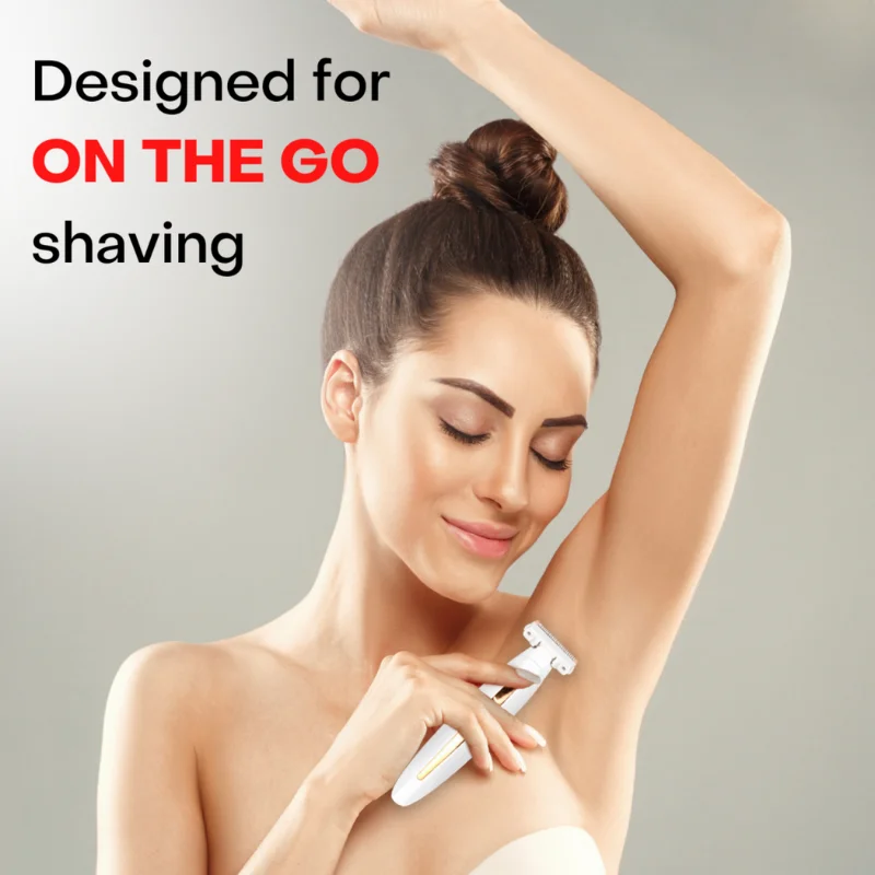 Cenocco Beauty SETCC9087/9086: 2 in 1  Full Body Hair Remover + Facial Epilator with LED Combo Deal