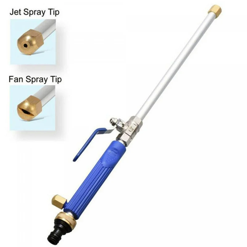 Herzberg HG-03824: Double Nozzle Water Jet High-Pressure Washer Wand - Blue