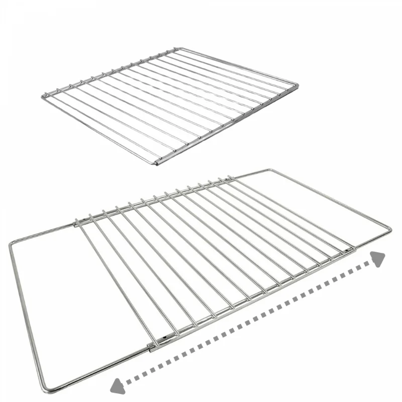 Herzberg HG-03213: Universal Oven Baking Grid & Adjustable Coaster Rack