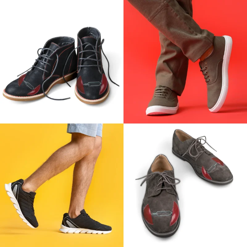 Herzberg HG-03763: 2 Pieces Plastic Shoe Adjuster, Shaper, & Expander