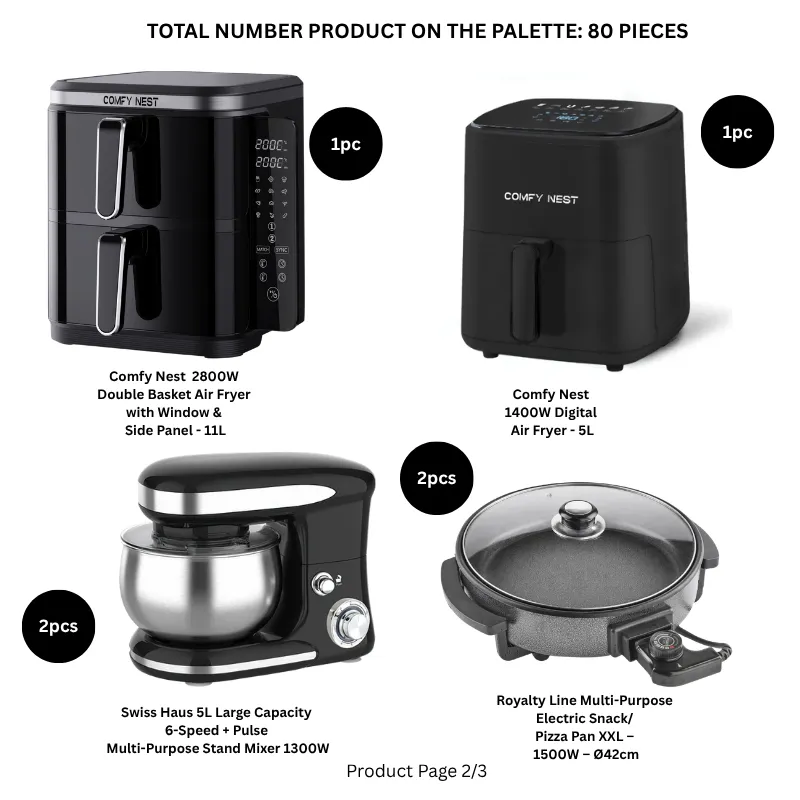 Comfy Nest 1000W Multi-Functional Food Processor - 3L.webp