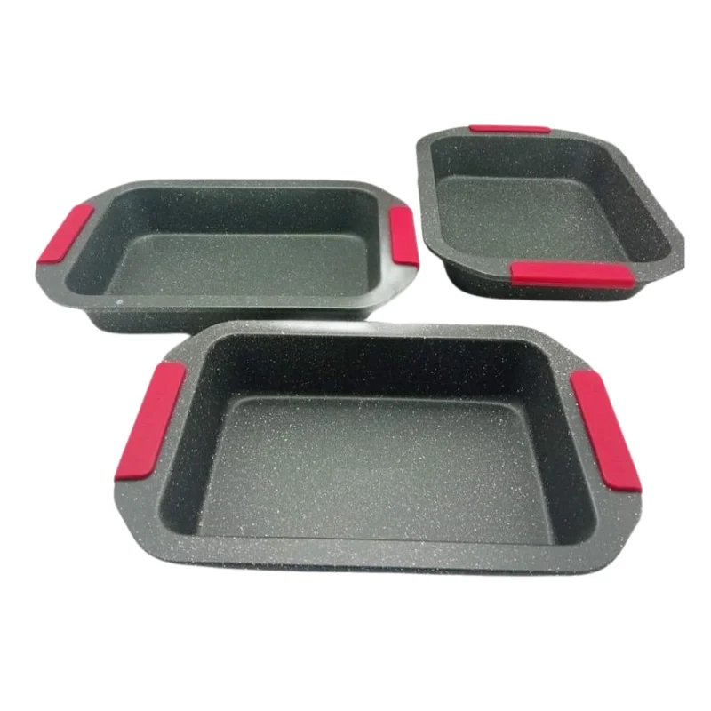 Platinum Cookware PL-CS1003S: Juego de bandejas para hornear de 3 piezas