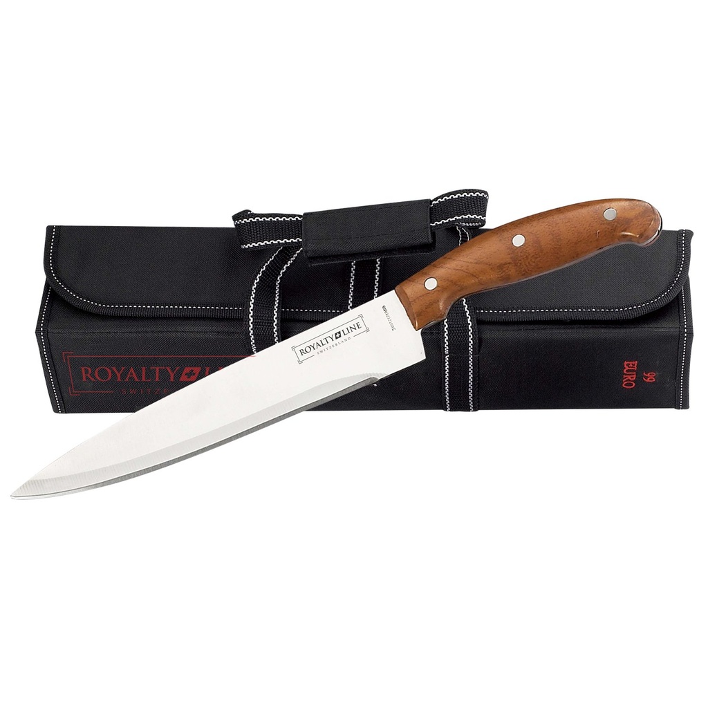 Royalty Line RL-K9C: 9-Piece Knife Set with Oxford Fabric Case