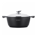 Royalty Line RL-BS34M : casserole de cuisson à revêtement effet marbre - 34 cm