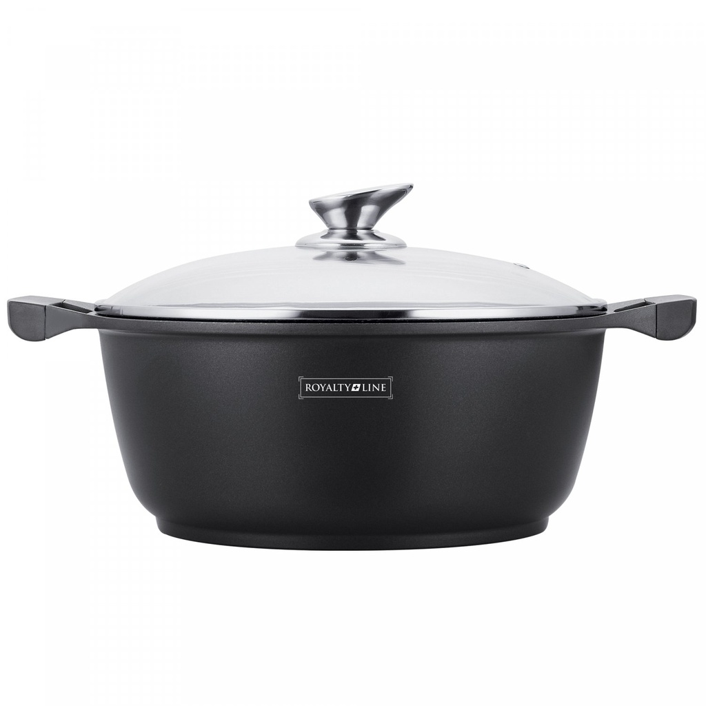 Royalty Line RL-BS30M: casseruola e pentola con rivestimento in marmo - 30 cm