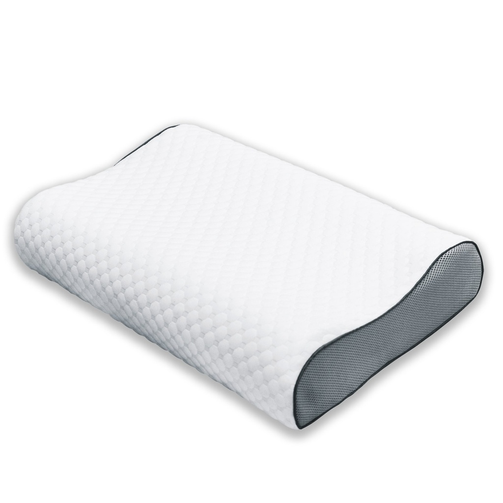 Herzberg HG-6412H0 : oreiller profilé en mousse à mémoire de forme