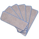 Cenocco CC-MOPM6 : set de 6 recharges lavables en microfibre pour balai
