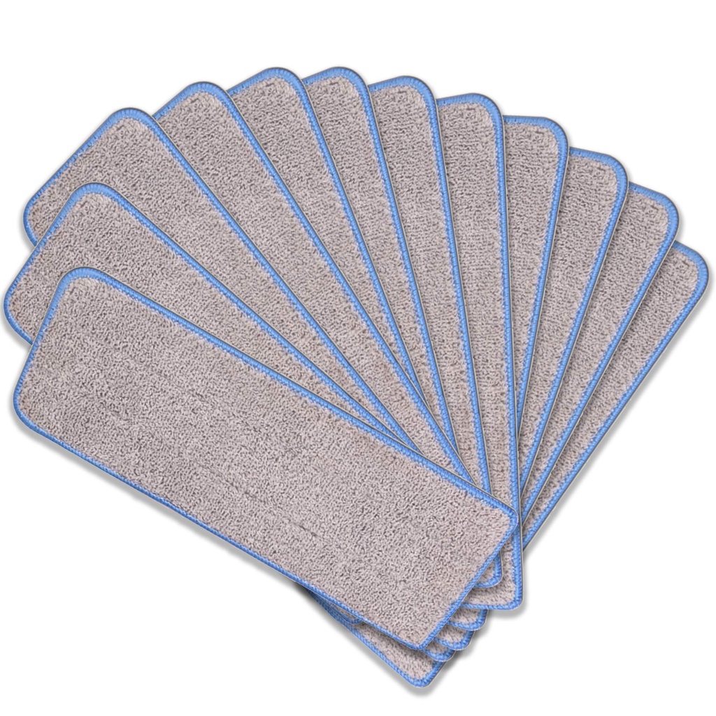 Lot de 12 serpillières de rechange lavables en microfibre Cenocco