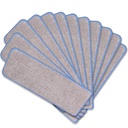 Lot de 12 serpillières de rechange lavables en microfibre Cenocco