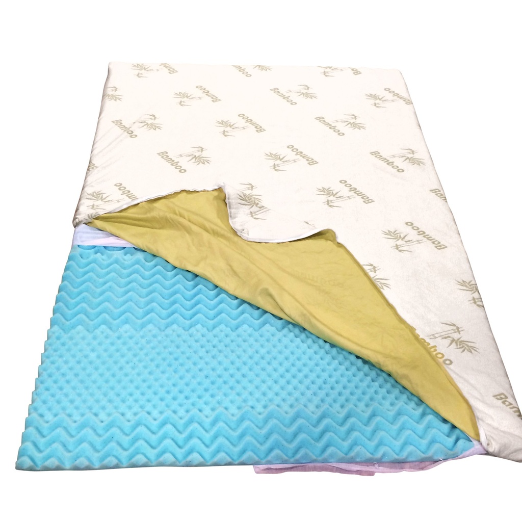 Royalty Comfort SLT-90190 : surmatelas ergonomique en mousse à mémoire de forme et bambou 90 x 190