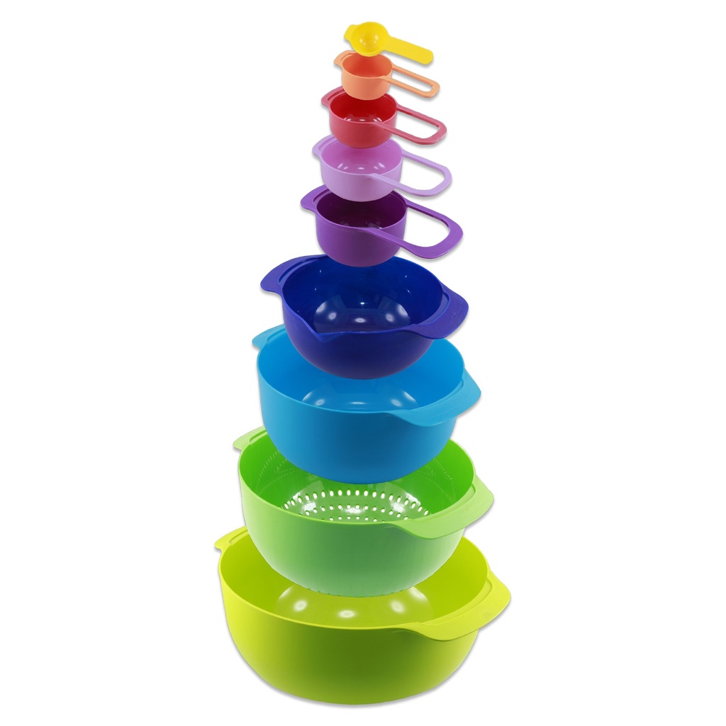 Herzberg : set de bols et tasses doseuses 9-en-1