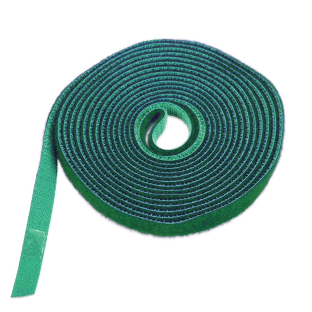 Ruban autoagrippant double face Genius Ideas, 5m, vert