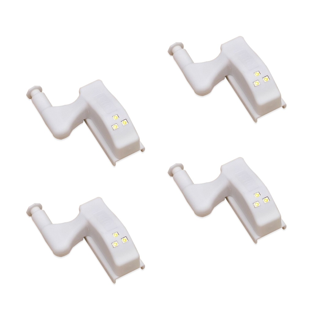Genius Ideas : éclairages LED de charnière, 4 pièces