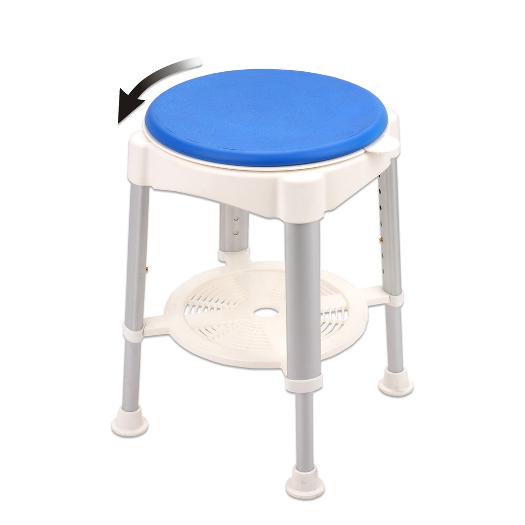 Wellys : tabouret de douche pivotant