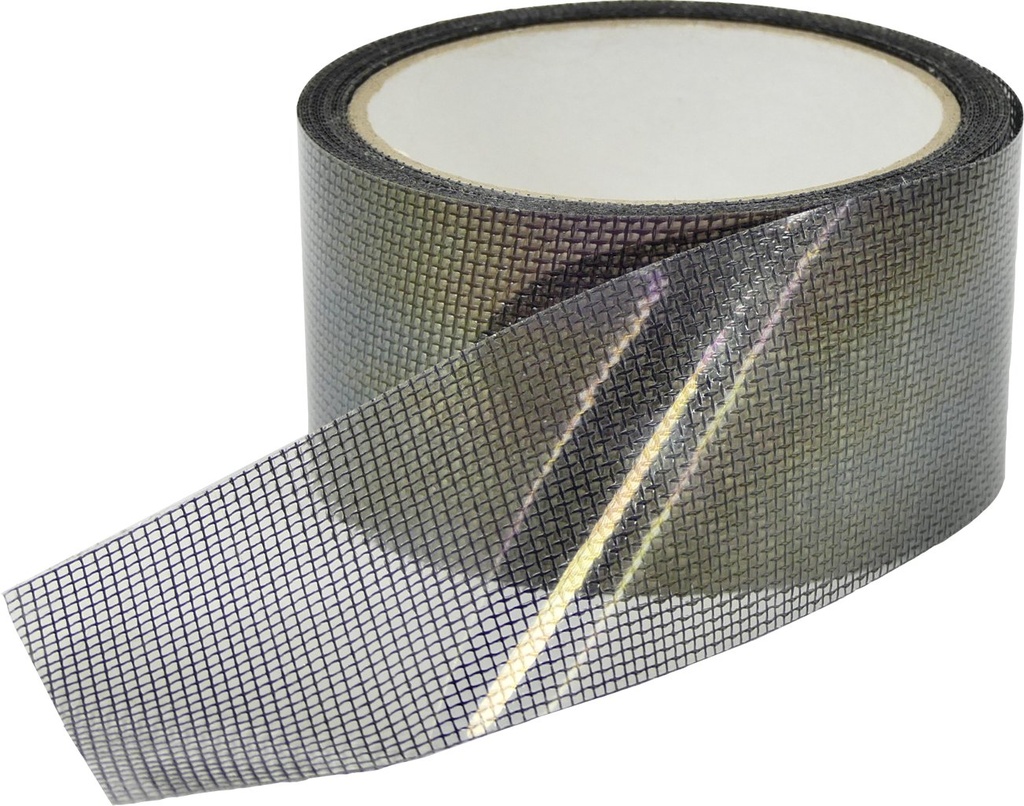 Genius Ideas GI-162161 : ruban noir de réparation pour moustiquaire