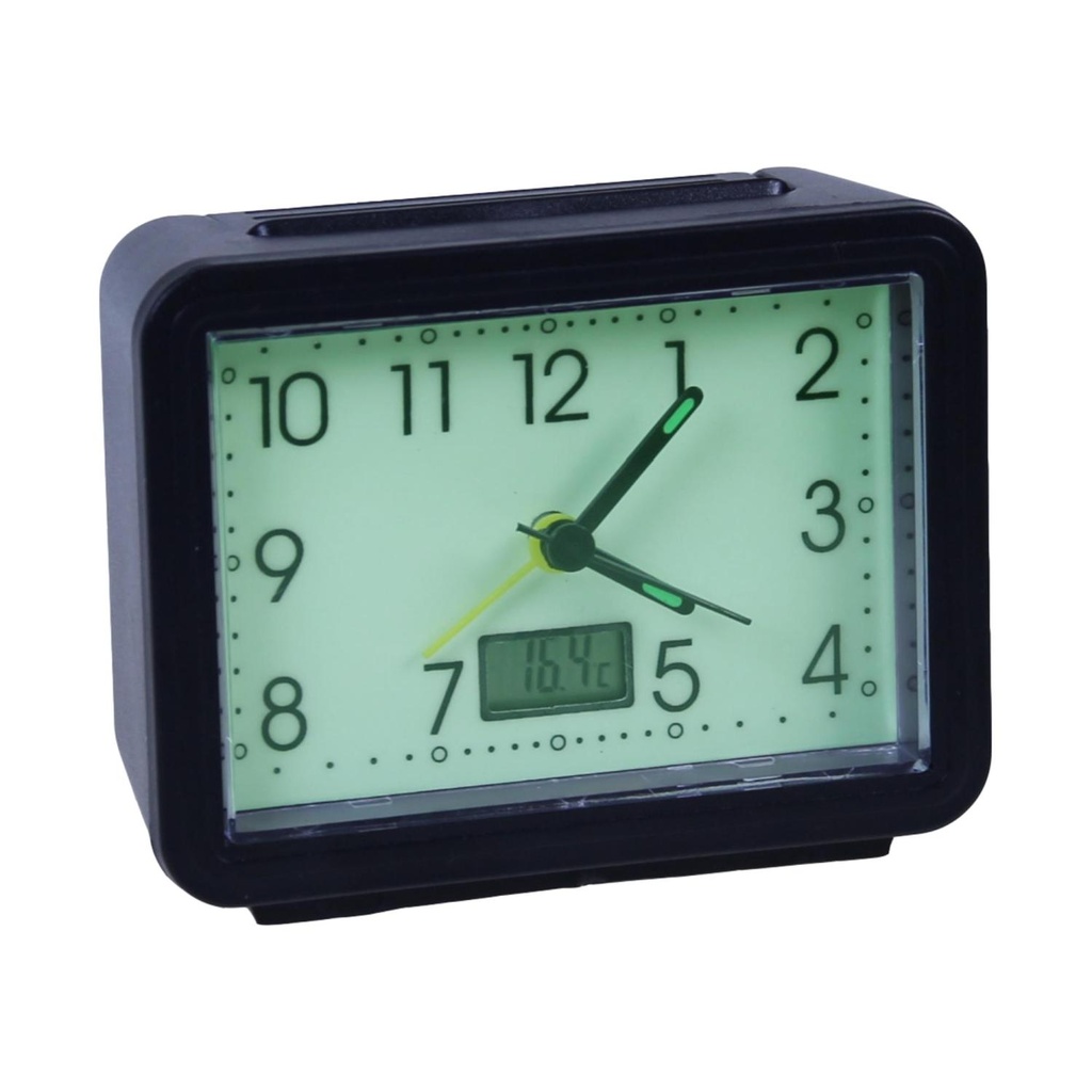 Genius Ideas Luminescent Alarm Clock And Thermometer