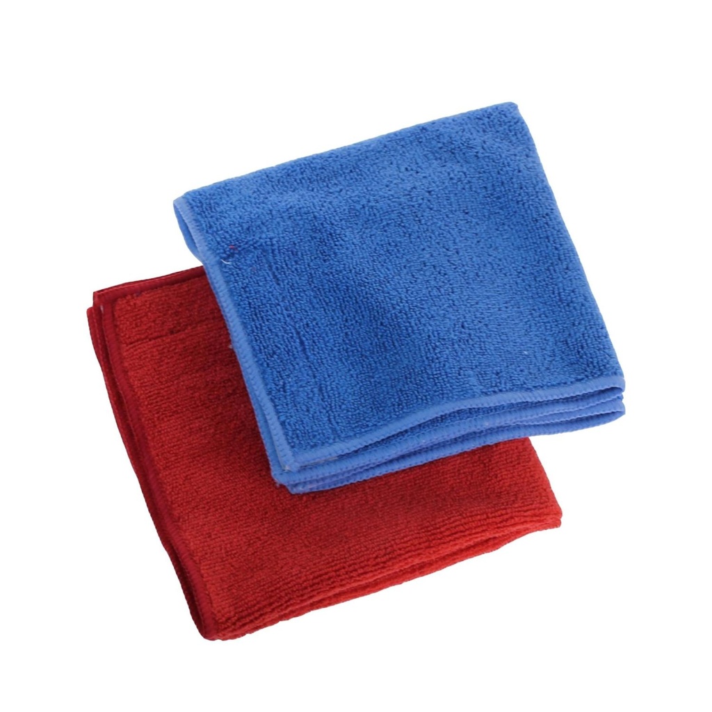 Lot de 4 lavettes de nettoyage en microfibre avec autoagrippant Genius Ideas