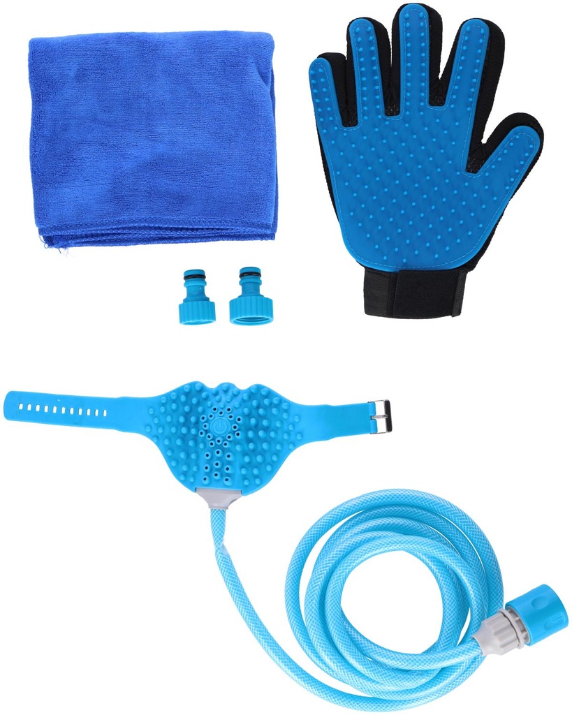 Pet Treatment : kit de lavage et de toilettage pour chien, 5 pièces
