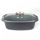 Royalty Line RL-ACR32M : cocotte à rôtir avec revêtement aspect marbre 32 cm