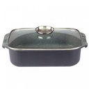 Royalty Line RL-ACR34 : cocotte à rôtir avec revêtement effet marbre 34 cm