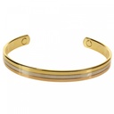 Wellys GD-027510 : bracelet magnétique tricolore classique