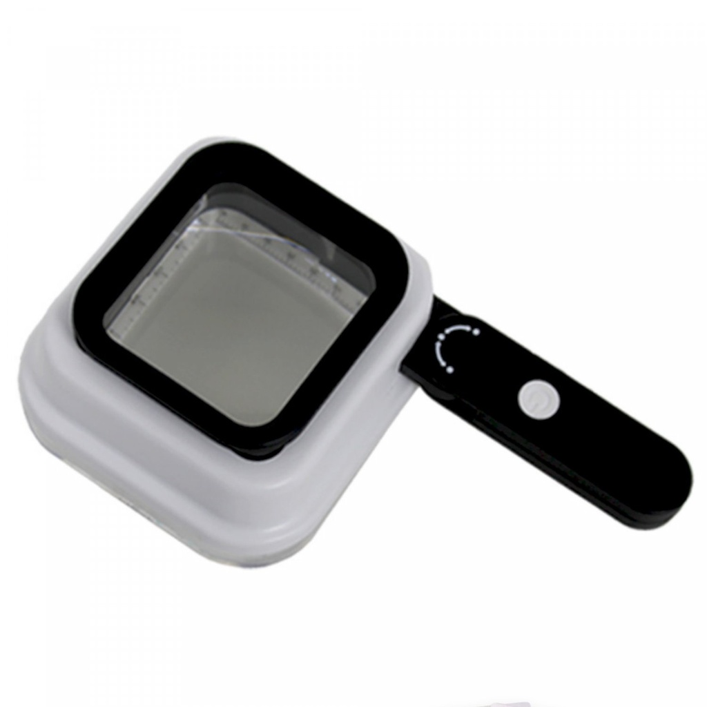 Genius Ideas GI-087663 : loupe pliable à 3 grossissements avec LED