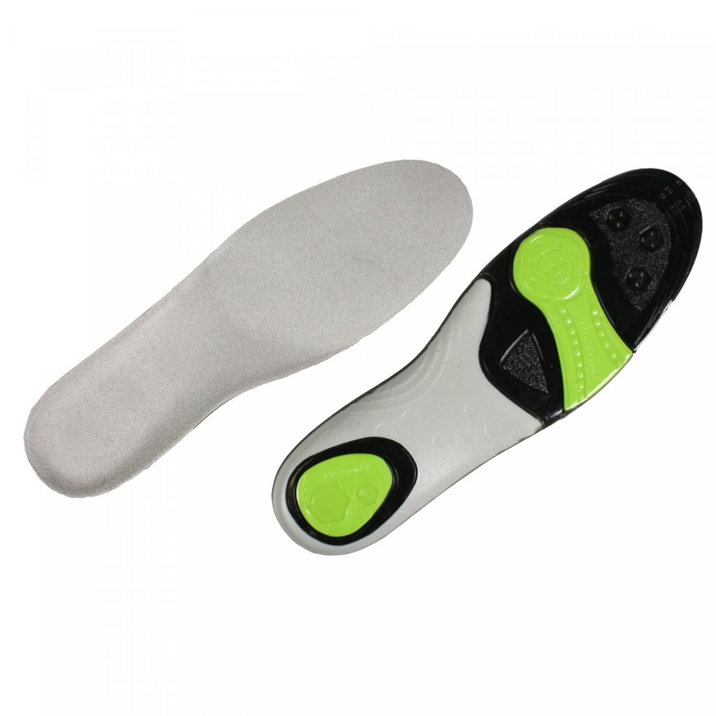 Wellys GI-169816L : semelles multi-gel pour homme, 1 paire, Menthogel 41-45