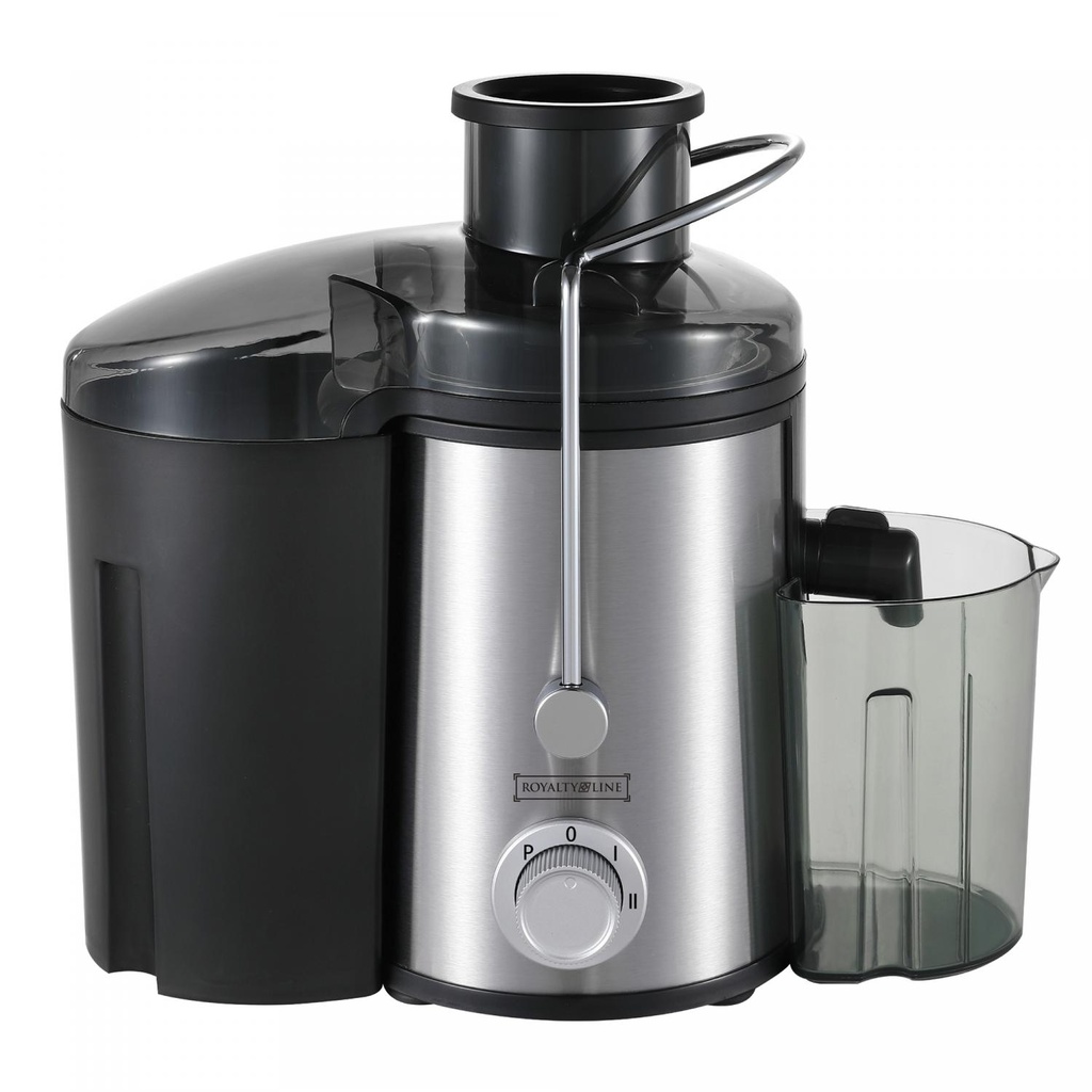 Royalty Line RL-PJ19001 : extracteur de jus en acier inoxydable 15 L - 700 W - gris