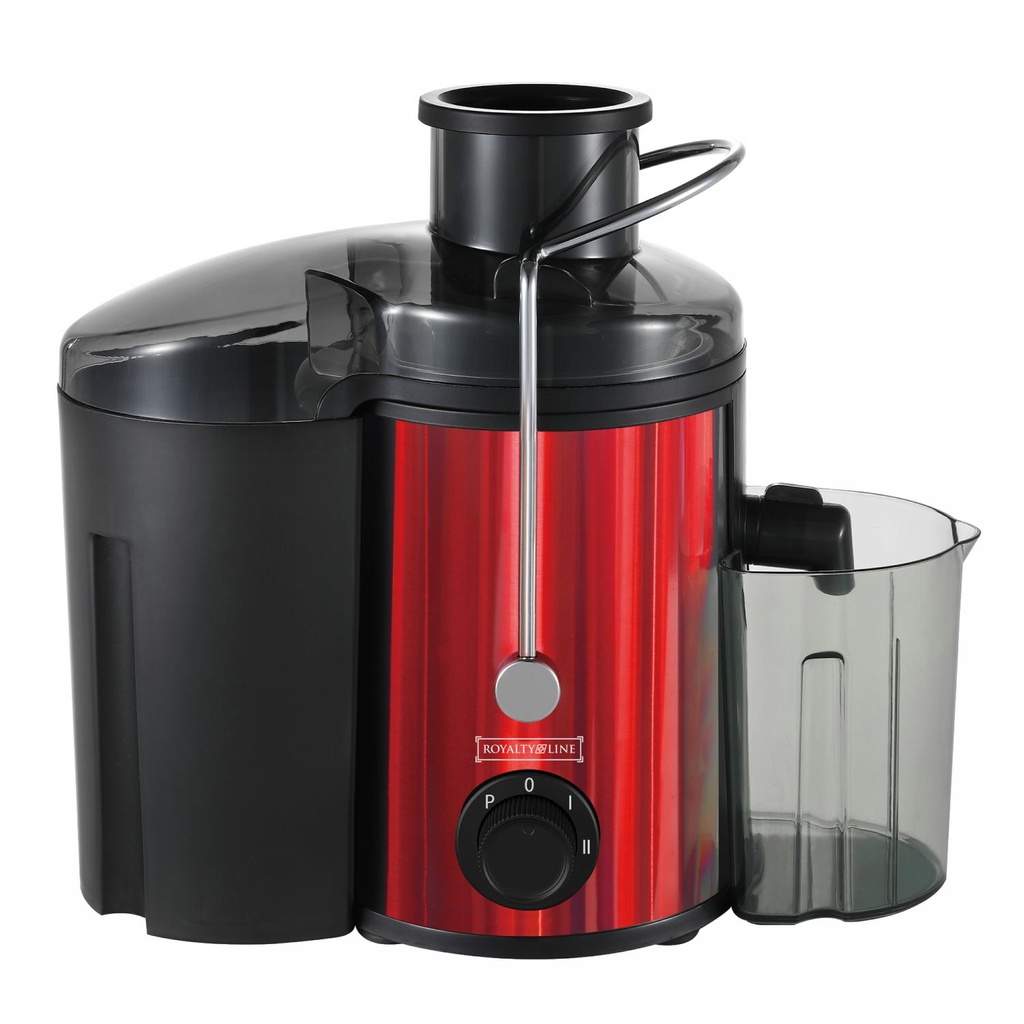 Royalty Line RL-PJ19001RD: 15-Liter-Edelstahl-Entsafter - 700 W - Rot