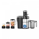 Royalty Line RL-PJ19003 : extracteur de jus, blender, hachoir et broyeur 4-en-1