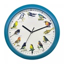 Herzberg HG-03718 : horloge japonaise avec chants d'oiseaux verte