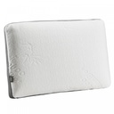 Herzberg HG-3D6040: Bamboo Memory Foam Pillow with 3D Airflow - 60x40x12cm
