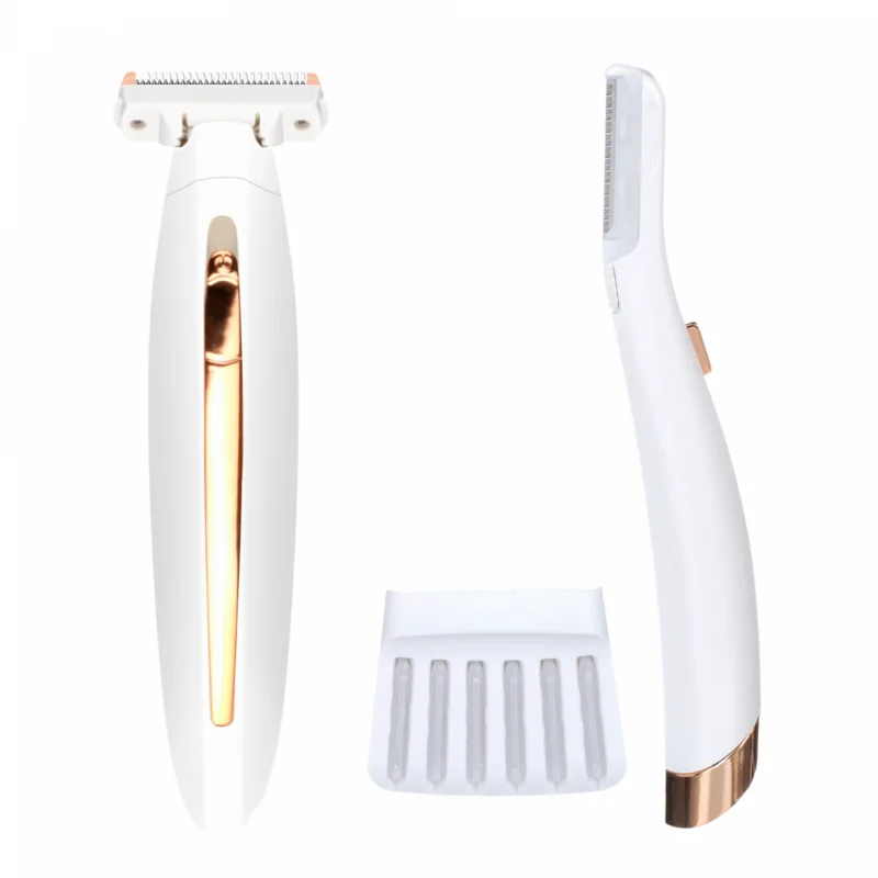 Cenocco Beauty SETCC9087/9086 : ensemble 2-en-1 épilateur visage et appareil pour le corps avec LED