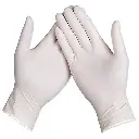 Master Gloves : paquet de 100 gants jetables poudrés en latex, taille L