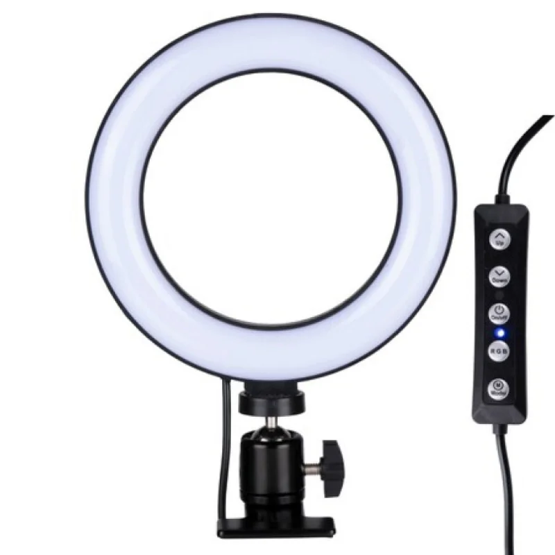 Grundig ED-96177 : lampe annulaire RGB à pince