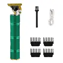 Herzberg HG-04104 : tondeuse à cheveux électrique rechargeable, vert bambou