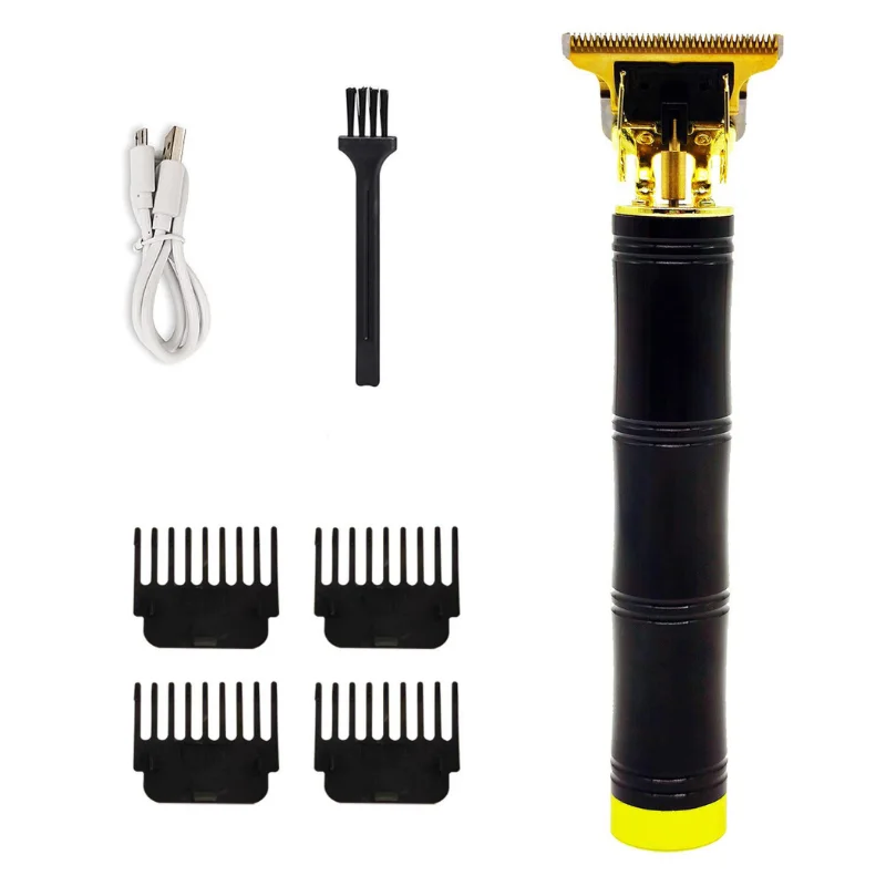 Herzberg HG-04111 : tondeuse à cheveux électrique rechargeable noire
