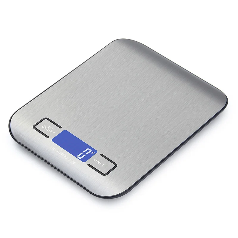Herzberg HG-04135 : balance de cuisine numérique, 5 kg avec graduation de 1 g
