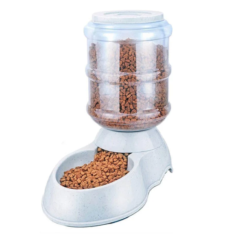 Herzberg HG-04180: Comedero automático para mascotas con dispensador automático - 3.5 L