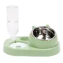 Herzberg HG-04197: Multifunktionaler Doppelspender für Tierfutter & Wasser