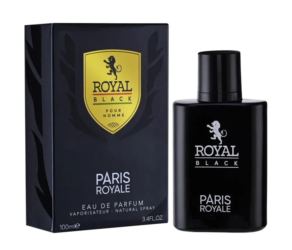 Paris Royale PR-032 : Royal Black, eau de parfum pour homme 100 ml