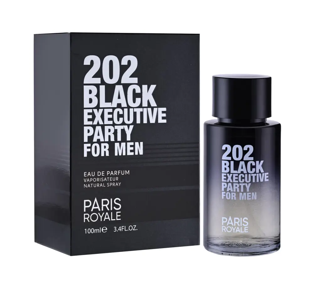Paris Royale PR-034 : 202 Black Executive Party, eau de parfum homme 100 ml