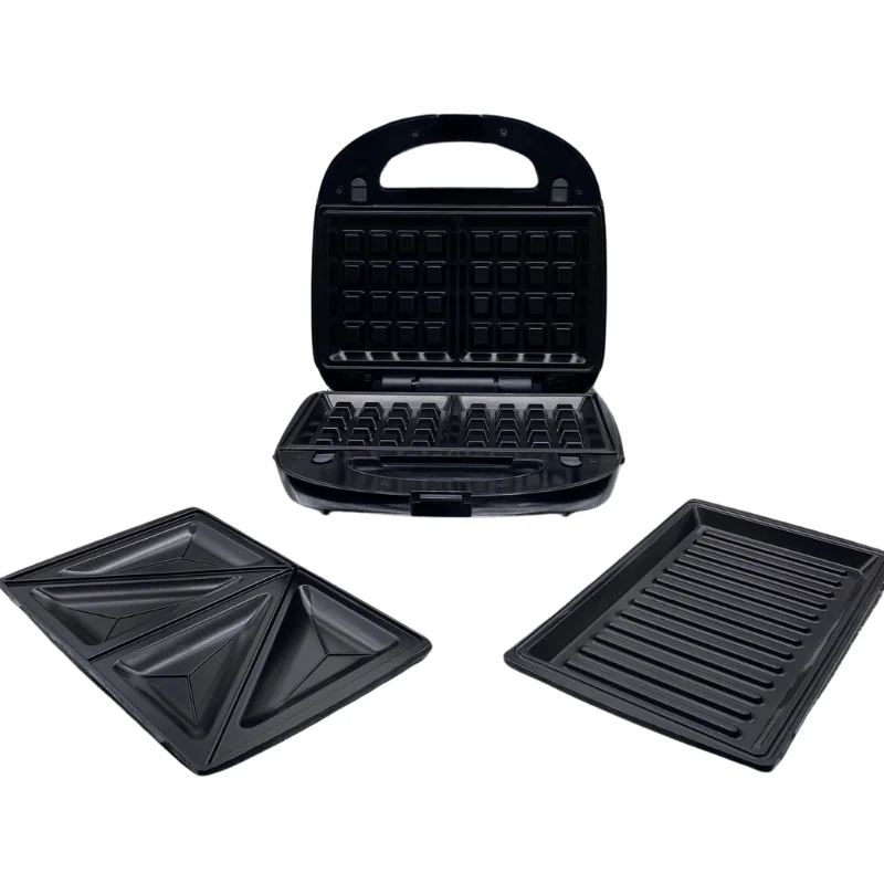 Eisenbach HW-1880: 3in1 Sandwich Press, Waffle, Grill Maker - 1000W