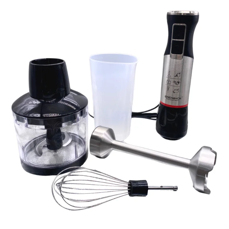 Eisenbach JE-903E: 3-in-1 Hand Blender Set - Power Whisk, Immersion Blender, Chopper- 1000W