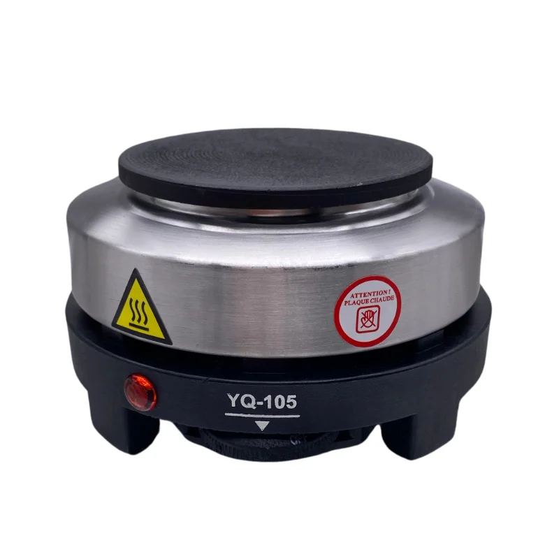Rosenberg YG-105 : plaque de cuisson électrique en acier inoxydable, 500 W