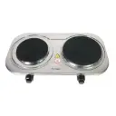 Rosenberg YQ-200D3 : plaque électrique double en acier inoxydable - 2500 W
