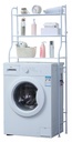 Herzberg HG-03565: 3-Tier Washing Machine And Bathroom Storage Shelf - White