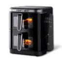 Comfy Nest CN-06184: 2800W Double Basket Air Fryer with Window & Side Panel - 11L