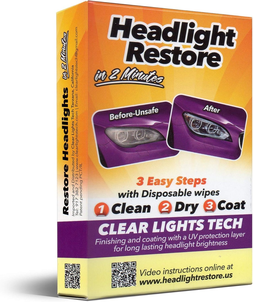 Clear Lights Tech : Kit de rénovation de phares